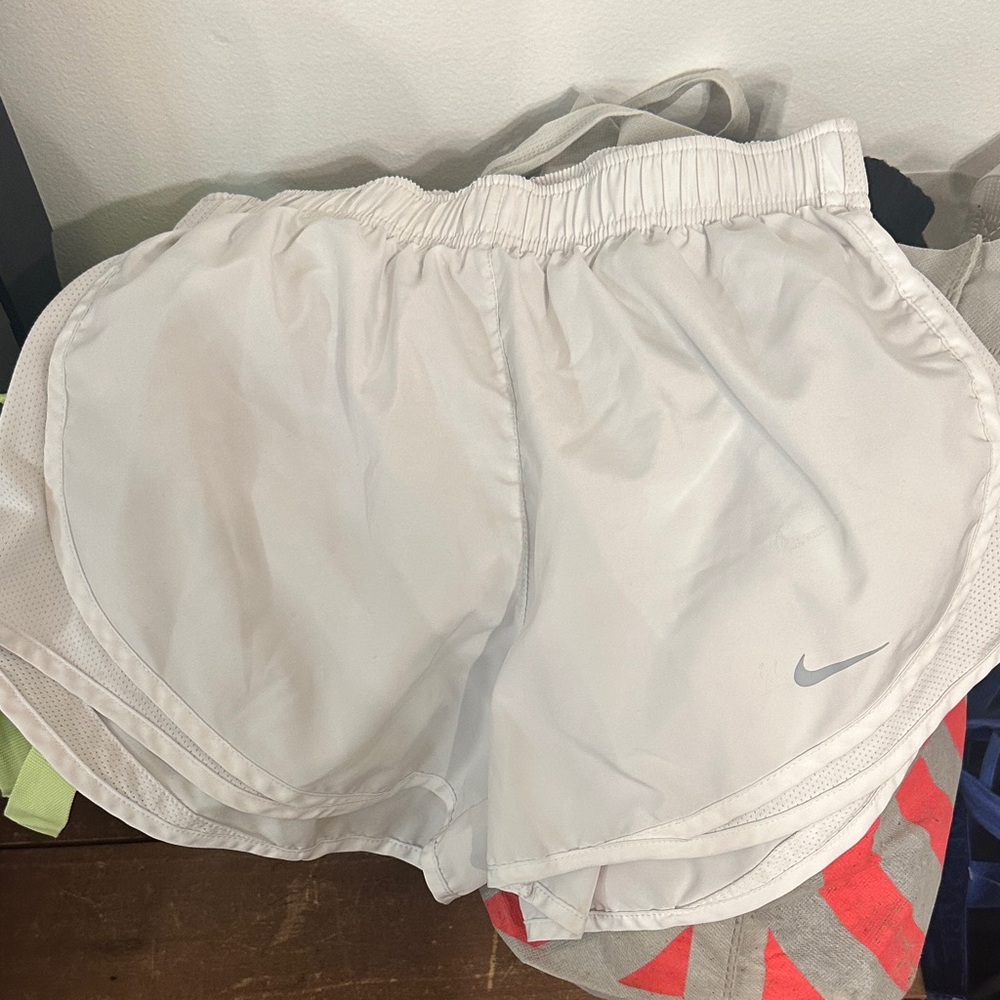 Nike Women's Light Gray Athletic Shorts